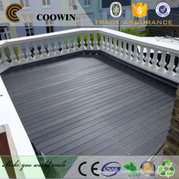 cheap quick white gray disreessed solid outdoor synthetic cork bamboo wood composite floor